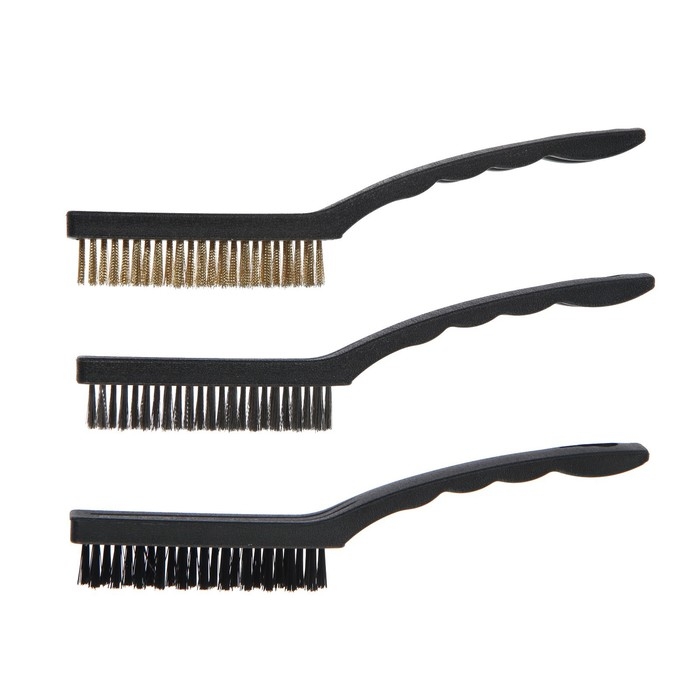 Набор щеток металлических ручных ТУНДРА, пластиковые рукоятки, большие, 3 шт. Набор щеток металлических ручных ТУНДРА, пластиковые рукоятки, большие, 3 шт.
