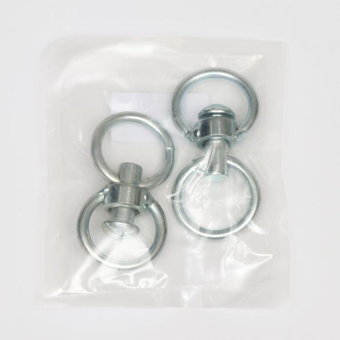 Вертлюг медвежий с кольцом (длина-10 см, ширина-5 см)