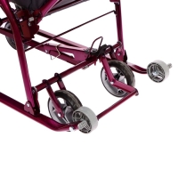 Санки-коляска &laquo;Наши детки 5-1&raquo; со снеговиком, цвет орхидея