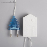 Гирлянда «Нить» 5 м с насадками «Шарики синие», IP20, прозрачная нить, 30 LED, свечение синее, 8 режимов, 220 В Гирлянда «Нить» 5 м с насадками «Шарики синие», IP20, прозрачная нить, 30 LED, свечение синее, 8 режимов, 220 В