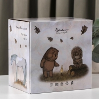 Чайная пара &laquo;Ёжик в тумане&raquo;, 440 мл, блюдце d=17 см