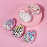 Расчёска - шейкер, 5,5 &times; 9 см, рисунок МИКС