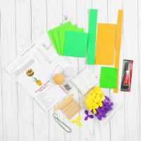 Набор для творчества топиарий малый &laquo;Крокусы&raquo;, фиолетовый/жёлтый, 13 см