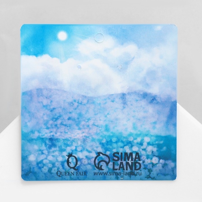 Серьги акрил &laquo;Котики&raquo;, цвет бело-серый