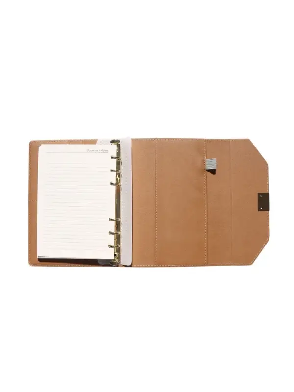 Органайзер на кольцах, C6, с клапаном, 80л, линия, к/зам, Бежевый