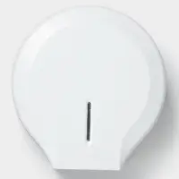 Диспенсер туалетной бумаги, пластик белый, втулка 4 см