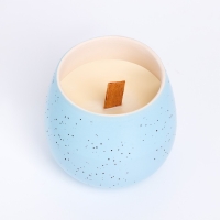 Свеча из соевого воска в кашпо &laquo;Нежность&raquo;, 8&times;8 см, МИКС