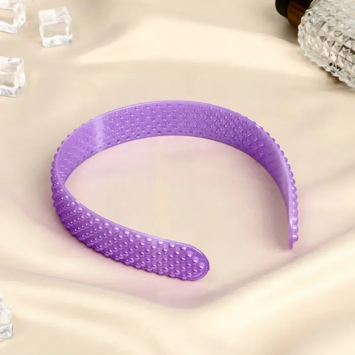 Ободок для волос "Дивина" широкий дорожки, 2,4 см, микс