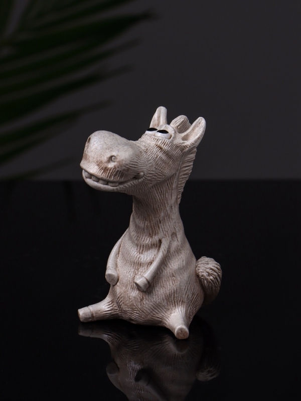 Статуэтка "Конь Гриша"  7х5х5 см, бежевый