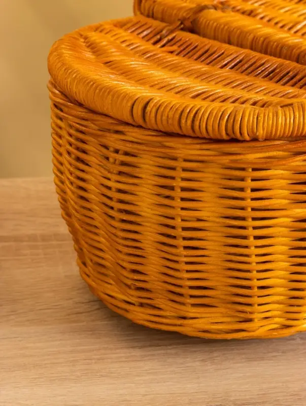 Корзина для пикника, 25&times;22&times;28 см, ротанг