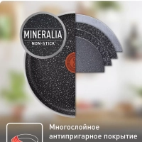 Cковорода Вок Rock 04235628, 28 см с антипригарным покрытием