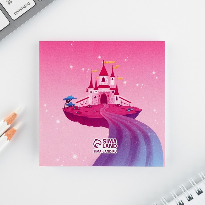 Подарочный набор: блокнот-раскраска и восковые мелки &laquo;Мечта принцессы&raquo;