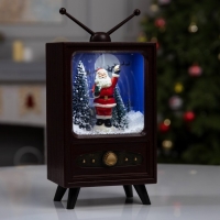 Светодиодная фигура &laquo;Телевизор&raquo; 14 &times; 24 &times; 10 см, пластик, батарейки ААх3 (не в комплекте), USB, свечение белое