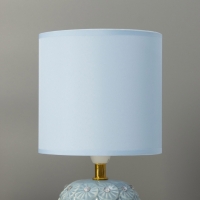 Лампа настольная "Букет" 1х40Вт Е14 голубой 14,5х14,5х30см МОДЕЛЬ: