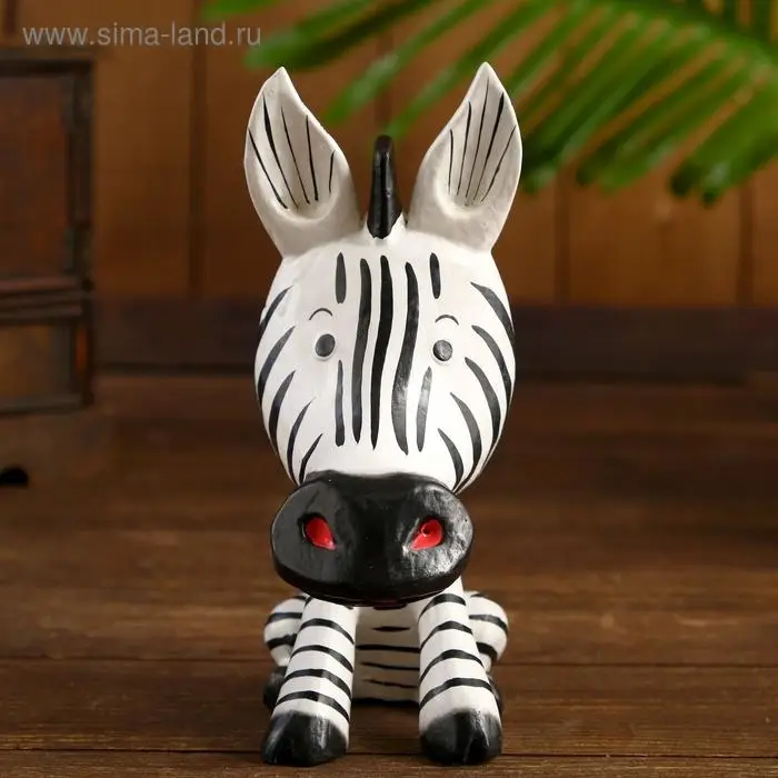Сувенир &laquo;Маленькая зебра&raquo;, подставка под очки, 20&times;14&times;7 см, дерево