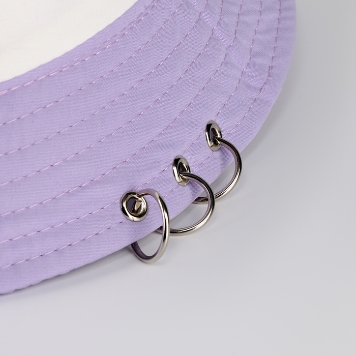 Панама детская для девочки Kawaii, аниме, цвет белый р-р 54