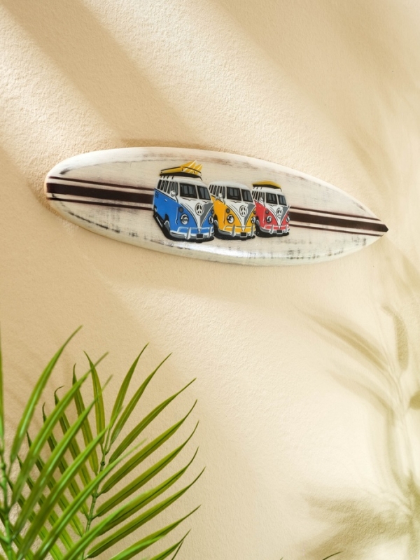 Панно Панно "Доска для сёрфа "Три Сплитти" дерево 40х11 см