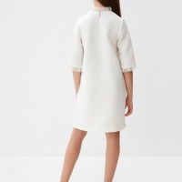 Платье нарядное детское MINAKU: PartyDress, цвет белый, рост 134 см