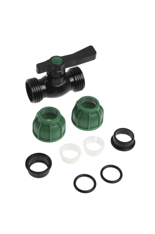 Кран шаровой ПНД ZEIN, 25 мм, цанга