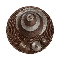 Крючок для штор CAPPIO KS038, d=11 см, цвет бронза с серебром, 2 шт