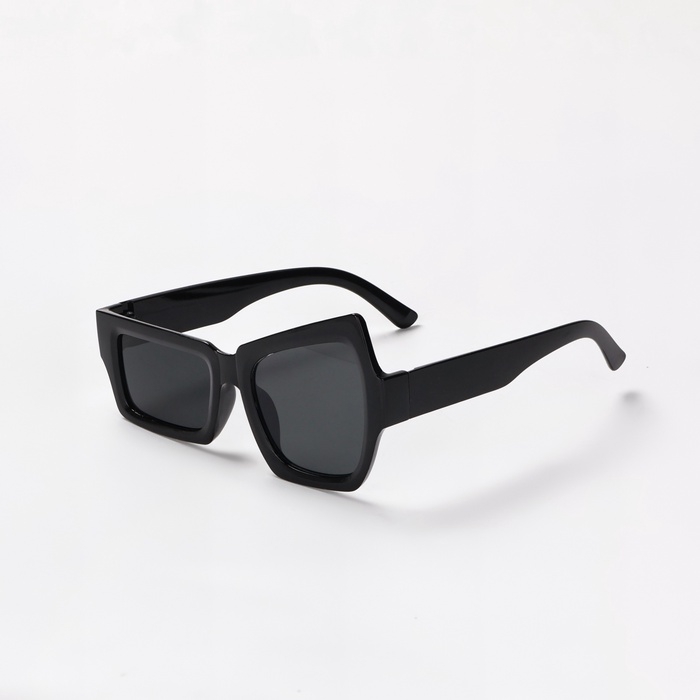 Очки солнцезащитные, UV 375, линза 4.2 х 5.2 см, ширина 14.5 см, дужка 14.6 см, черные