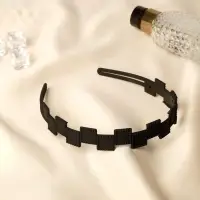 Ободок для волос &laquo;Эмили&raquo;, квадратики, 2.3 см, МИКС