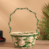 Корзина плетеная 17x17x22 см, ротанг