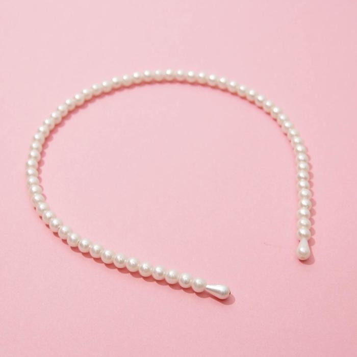 Ободок для волос жемчужный "Мечтай"