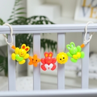 Растяжка на коляску/кроватку &laquo;Зайчики&raquo;, 3 игрушки, Крошка Я