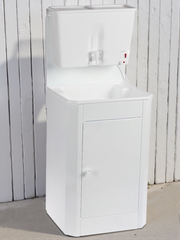 Умывальник "ТермМикс", с ЭВН, пластиковая мойка/бак, 1250 Вт, 17л, белый