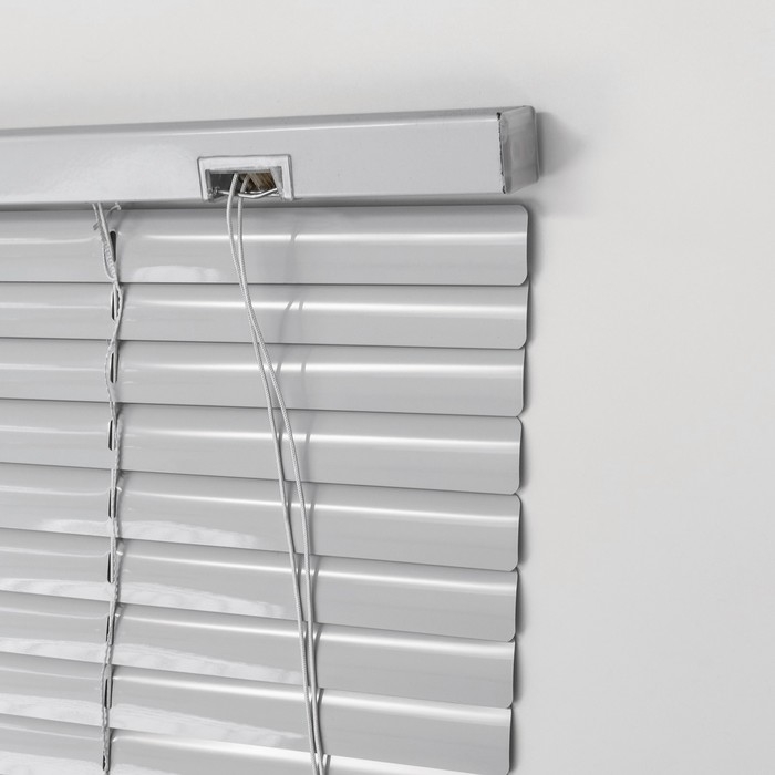 Жалюзи горизонтальные 60&times;160 см, цвет металлик
