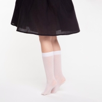 Гольфы детские, цвет белый, размер 20-22 (32-35)