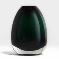 Ваза для цветов &laquo;Джозефина&raquo; из прозрачного зеленого стекла 12 х 10 х 10 см