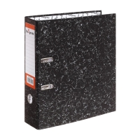 Папка-регистратор 75 мм, А4, Calligrata, эконом мрамор, черная, МИКС Папка-регистратор 75 мм, А4, Calligrata, эконом мрамор, черная, МИКС