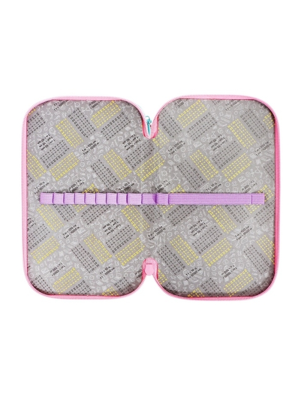 Пенал 3 секции, 125 х 205 х 55 мм, Calligrata 30П26/3 "Кот Корея", ламинированный картон