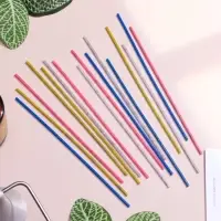 Свечи для торта &laquo;Феерия&raquo;, 16 шт., коктейльные с искрами, 16.5 см