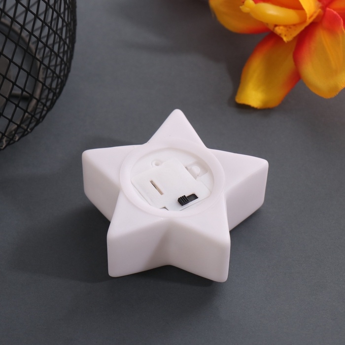 Ночник "Звезда" (Смайл) LED 3xLR1130 7х7х2,5см