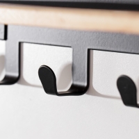 Крючки декоративные металл "Кит и китёнок" чёрный 22х9,5х37 см Крючки декоративные металл "Кит и китёнок" чёрный 22х9,5х37 см