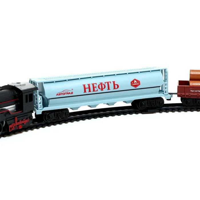 Железная дорога &laquo;Скорый поезд&raquo;, работает от батареек