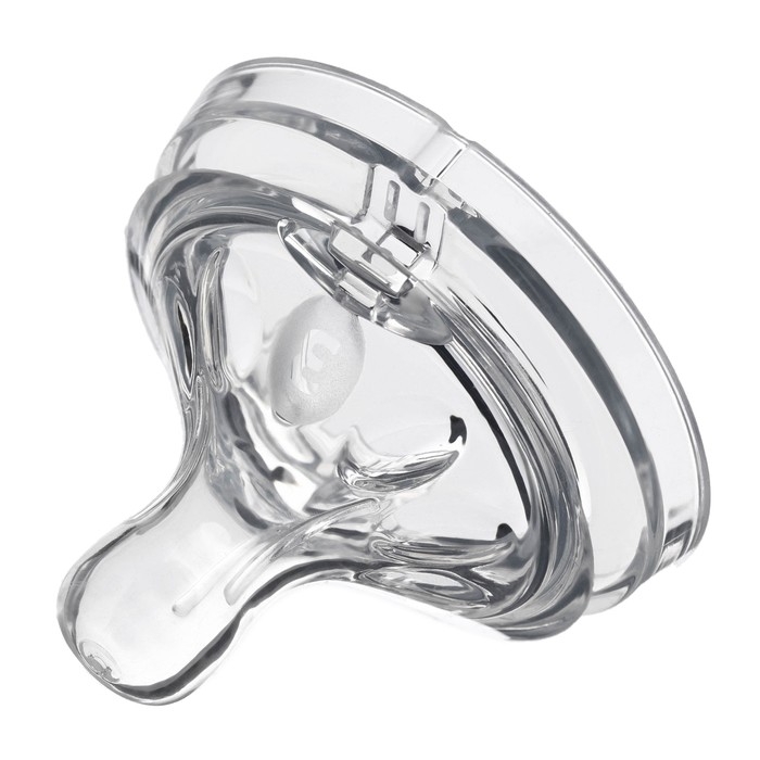 Соска на бутылочку M&B Natural, антиколиковая, от 6 мес., широкое горло &Oslash;50 мм., быстрый поток, 2 шт