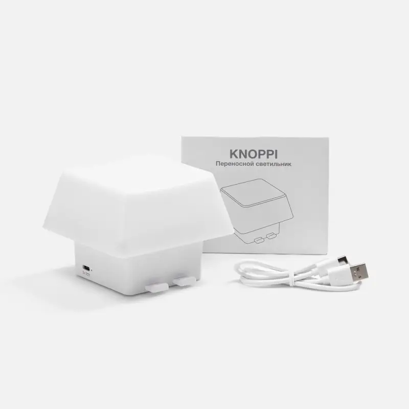 Светильник в виде клавиши клавиатуры Knoppi, белый