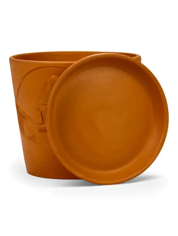 Горшок цветочный с поддоном 2,6 л, d18/h16 см терр-т керамика, "Голландия" (М)