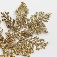Ветка декоративная новогодняя &laquo;Изумление&raquo;, в золотом цвете, 0,3 &times; 12 &times; 28 см
