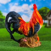 Садовая фигура "Петух андалузский" 46х42х23см Садовая фигура "Петух андалузский" 46х42х23см