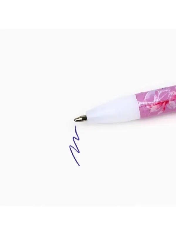 Ручка шариковая, пластик с колпачком &laquo;С 8 Марта!&raquo;, синяя паста, шариковая 0.5 мм