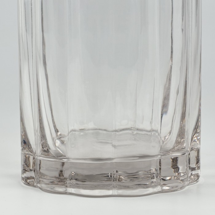 Ваза для цветов &laquo;Калипсо&raquo; из прозрачного стекла 25&times;10&times;10 см