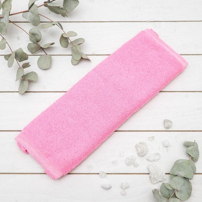 Мочалка-лента для тела Доляна &laquo;Нежность&raquo;, хлопковая, 40&times;11 см, цвет МИКС