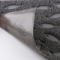 Коврик универсальный под миску и лоток &laquo;&lrm;Рыбки&raquo;&lrm;, 30х40 см, серый