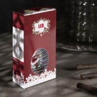 Светодиодная фигура &laquo;Фонарь с Дедом Морозом&raquo; 7 &times; 13 &times; 3.5 см, пластик, батарейки AG13х3 (в комплекте), свечение тёплое белое