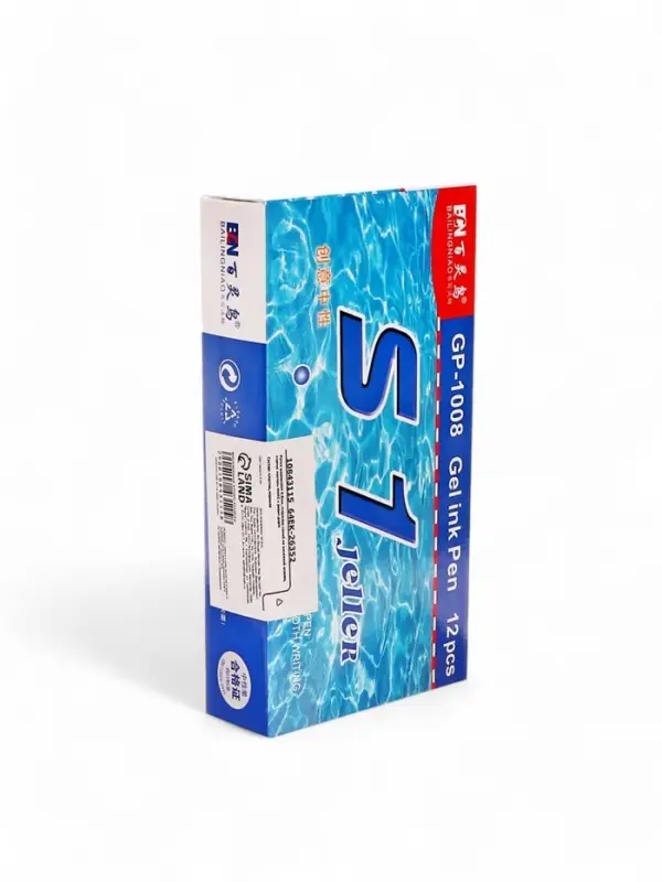 Ручка шариковая 0.8 мм, стержень синий на масляной основе, МИКС